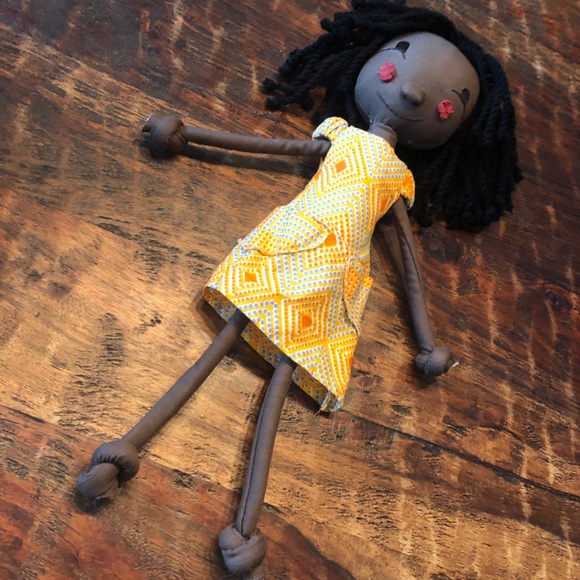 Hand Crafted Other - Adorable Rag Doll With Knotted Arms And Legs